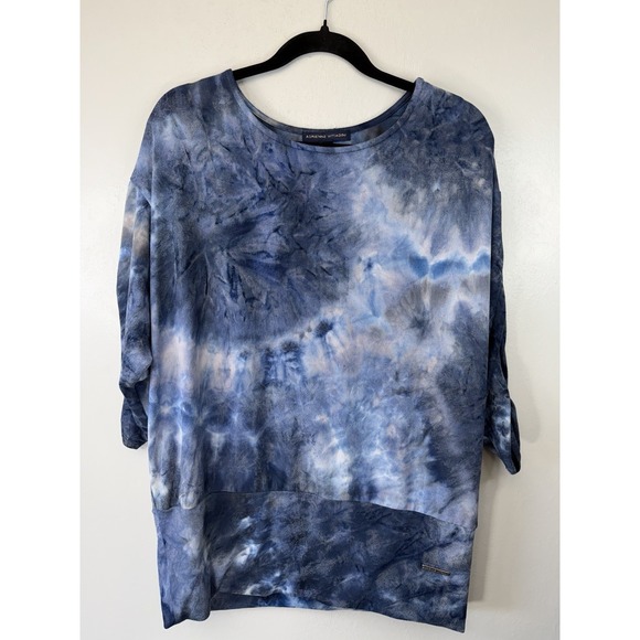 Adrienne Vittadini Sweaters - Adrianne Vittadini Tie Dyed Bluesy Pullover W Rounded Neck Size XL